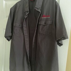 Indian Motorcycle Gray Button-Up Shirt